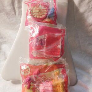 McDonald's My Little Pony Toy Lot of Three Collectible Figures 2007